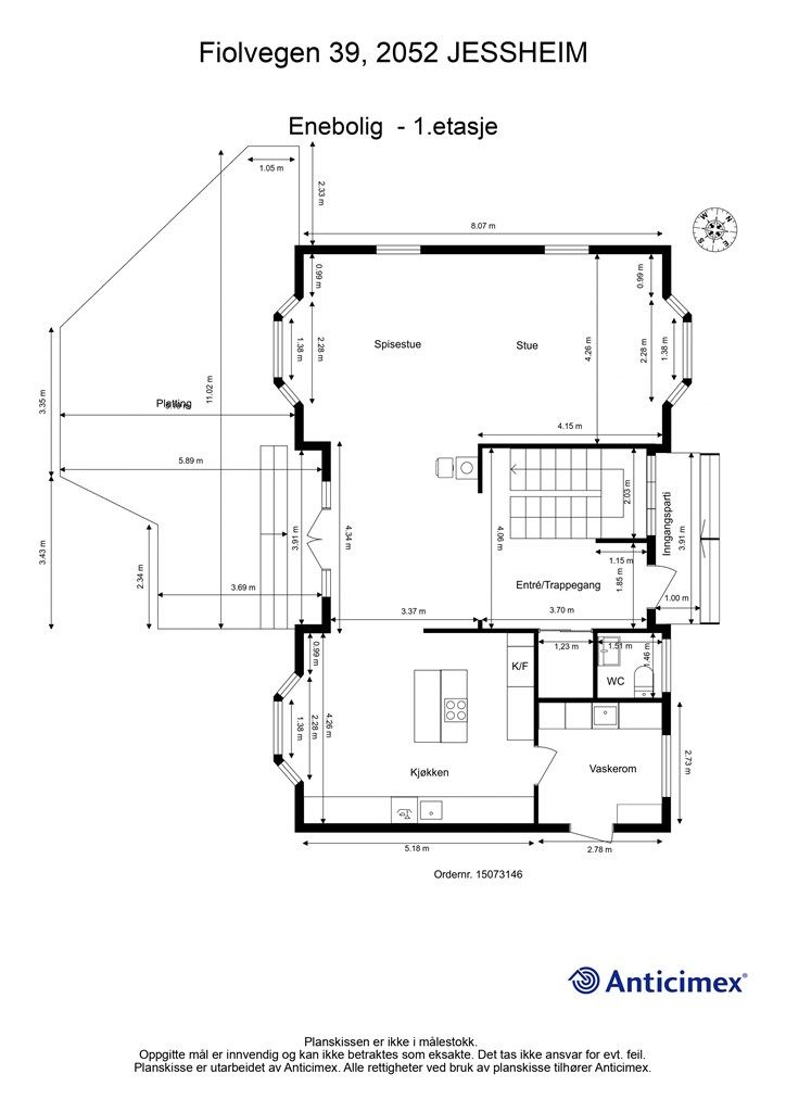 Plantegning 1.etasje