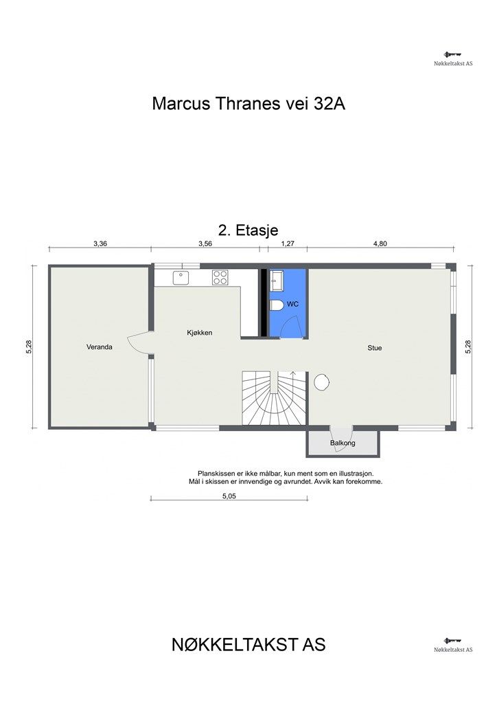 Plantegning første etasje.