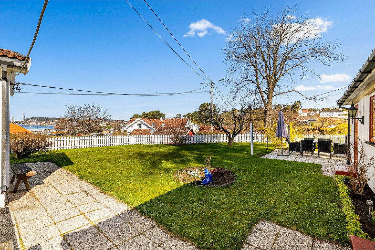 Vestvendt og med fin utsikt.