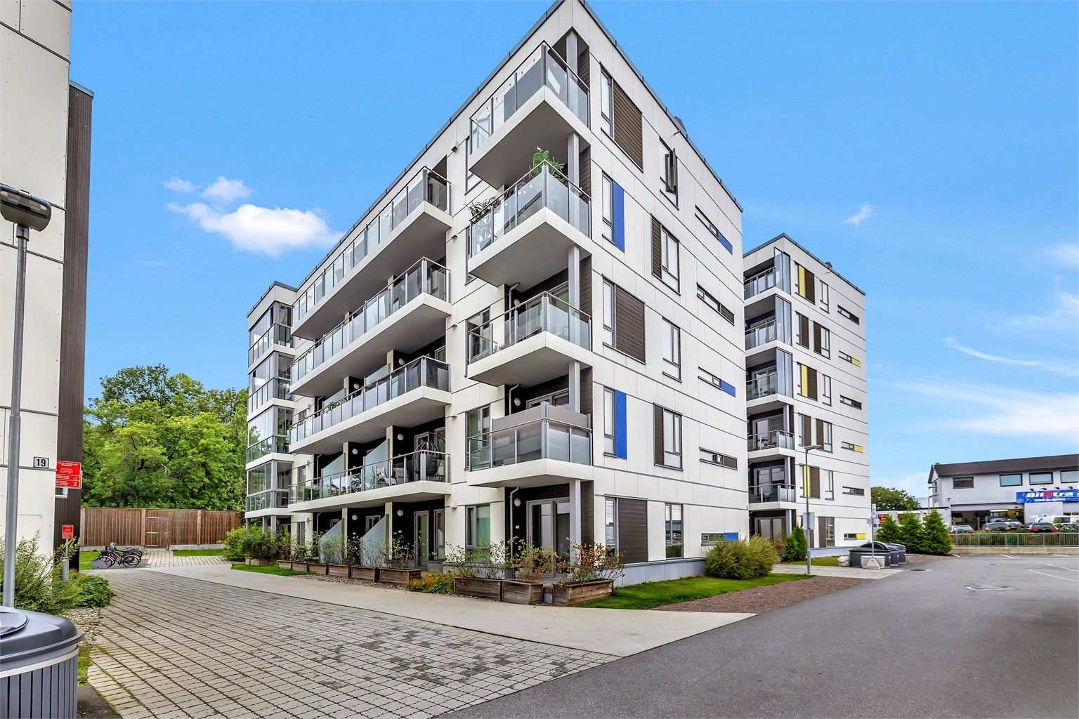 Selveierleilighet oppført i 2019, beliggende i Åråsen Hage Boligsameie i Lillestrøm. 