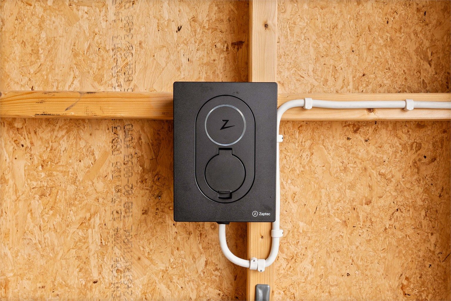 Ladepunkt for elbil.