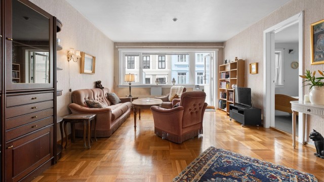 Velkommen til Gabels gate 49! Presentert av Emma Eikrem v/ Krogsveen Majorstuen og Oslo Vest. Foto: CASP