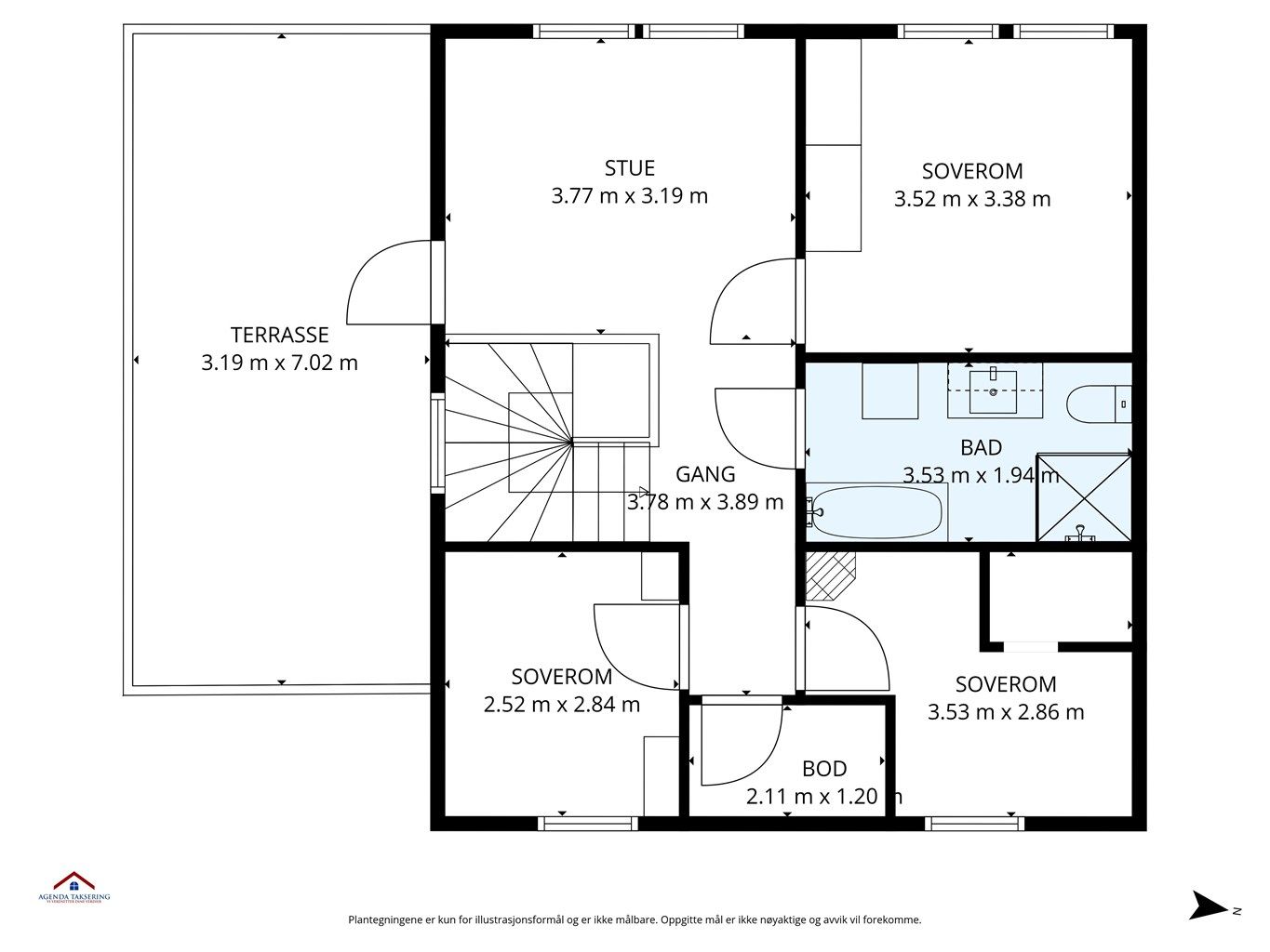 Plantegning 2. etasje