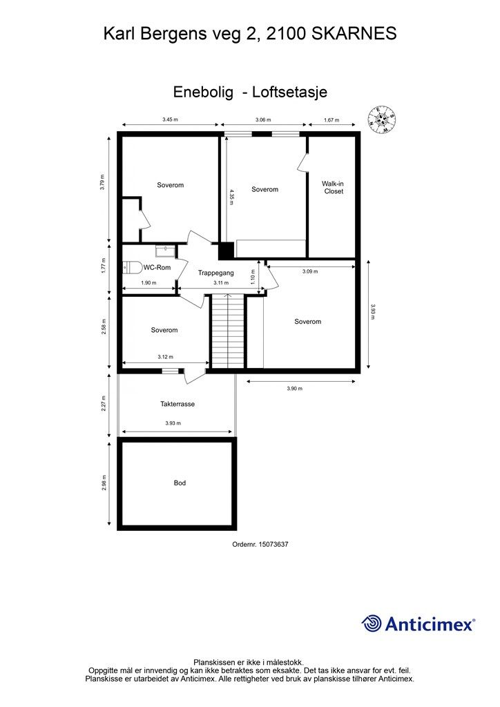 Plantegning 2. etasje