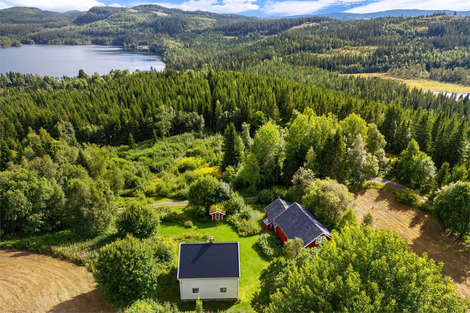 Her er meget fruktbar jord og svært gode solforhold.