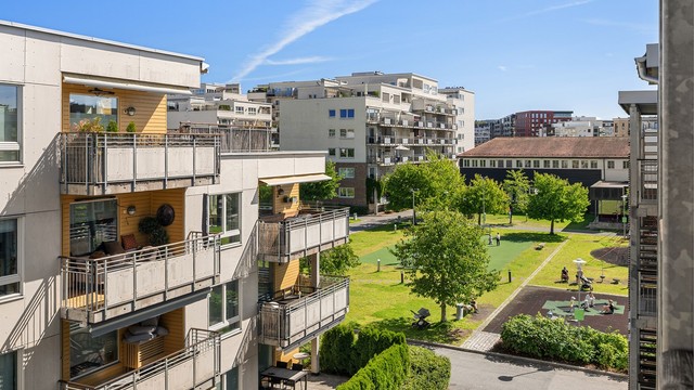 Fin utsikt mot populære Lørenparken