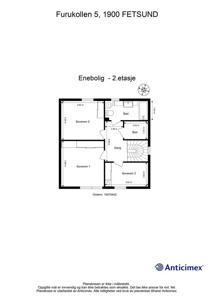 Plantegning 2.etasje