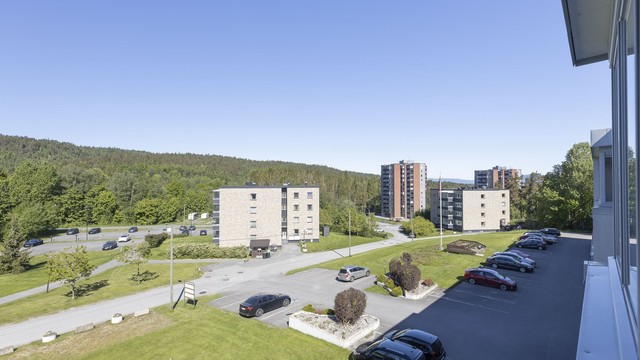 Utsikt fra balkongen