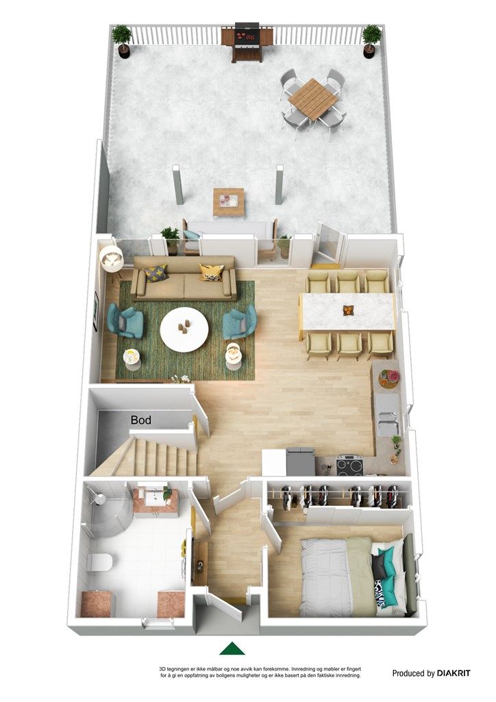 3D Plantegning 1.etg