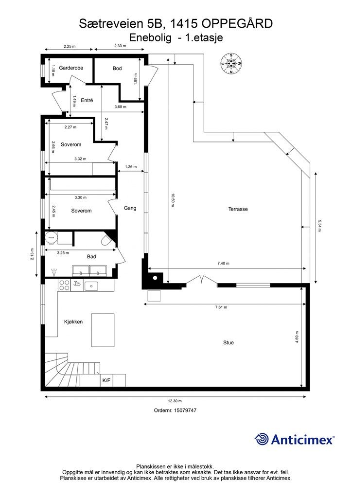 Plantegning - 1. etasje