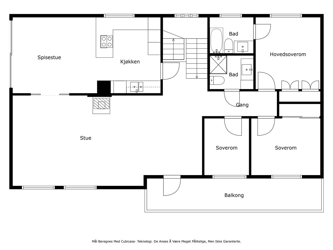 Plantegning 1. etasje