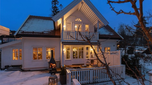 Kveldsstemning på terrassen