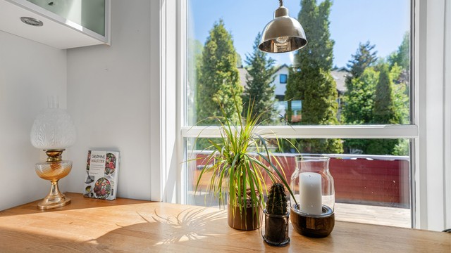 Her får en skjermet sitteplass med eget uteområde som nærmeste nabo.