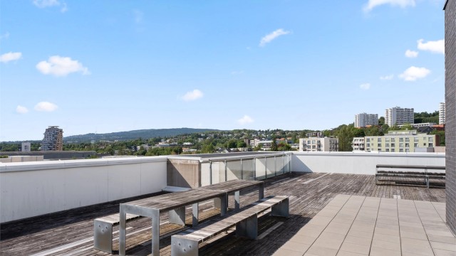 Felles takterrasse.