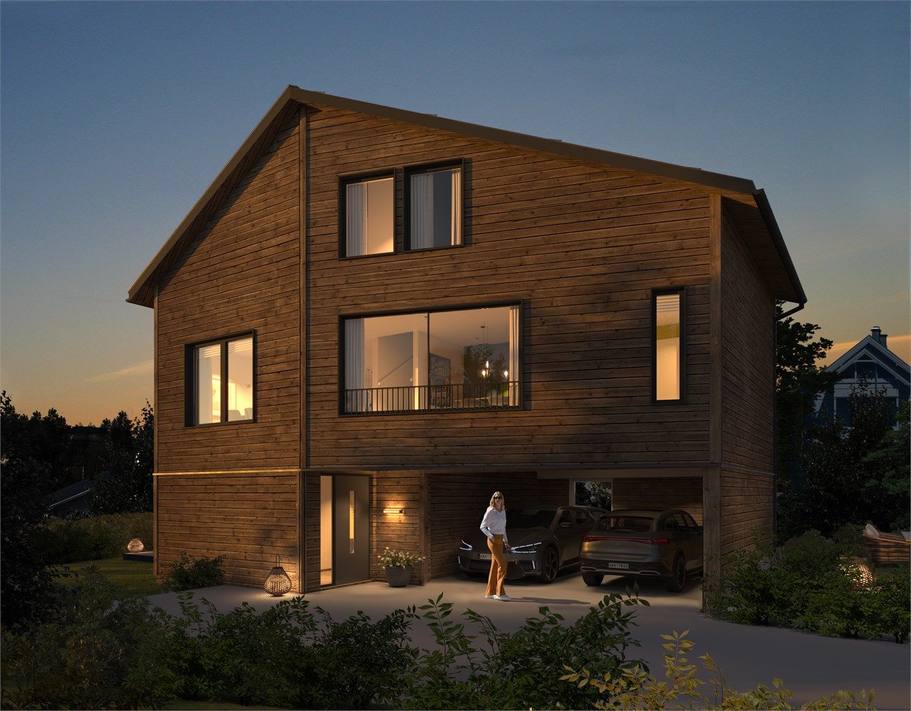 3 D illustrasjon HUS 1 - (avvik må påregnes).