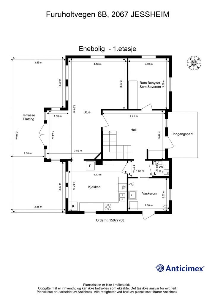 Plantegning 1.etasje.