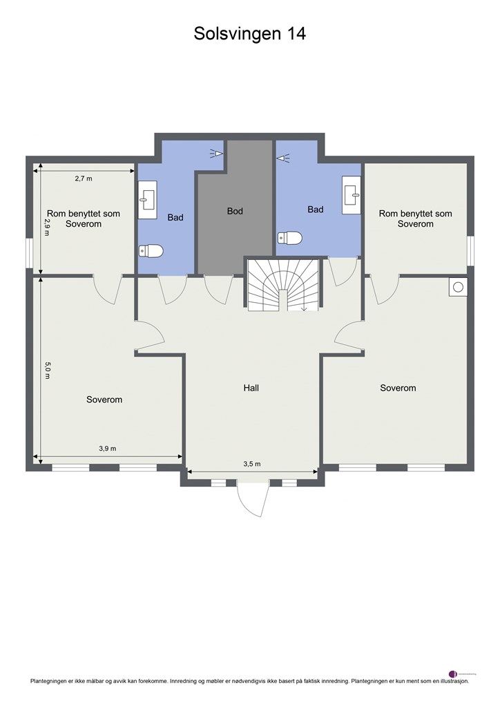 Plantegning - Underetasje