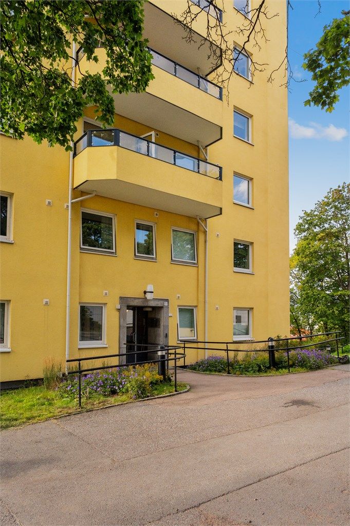 Hyggelig inngangsparti.