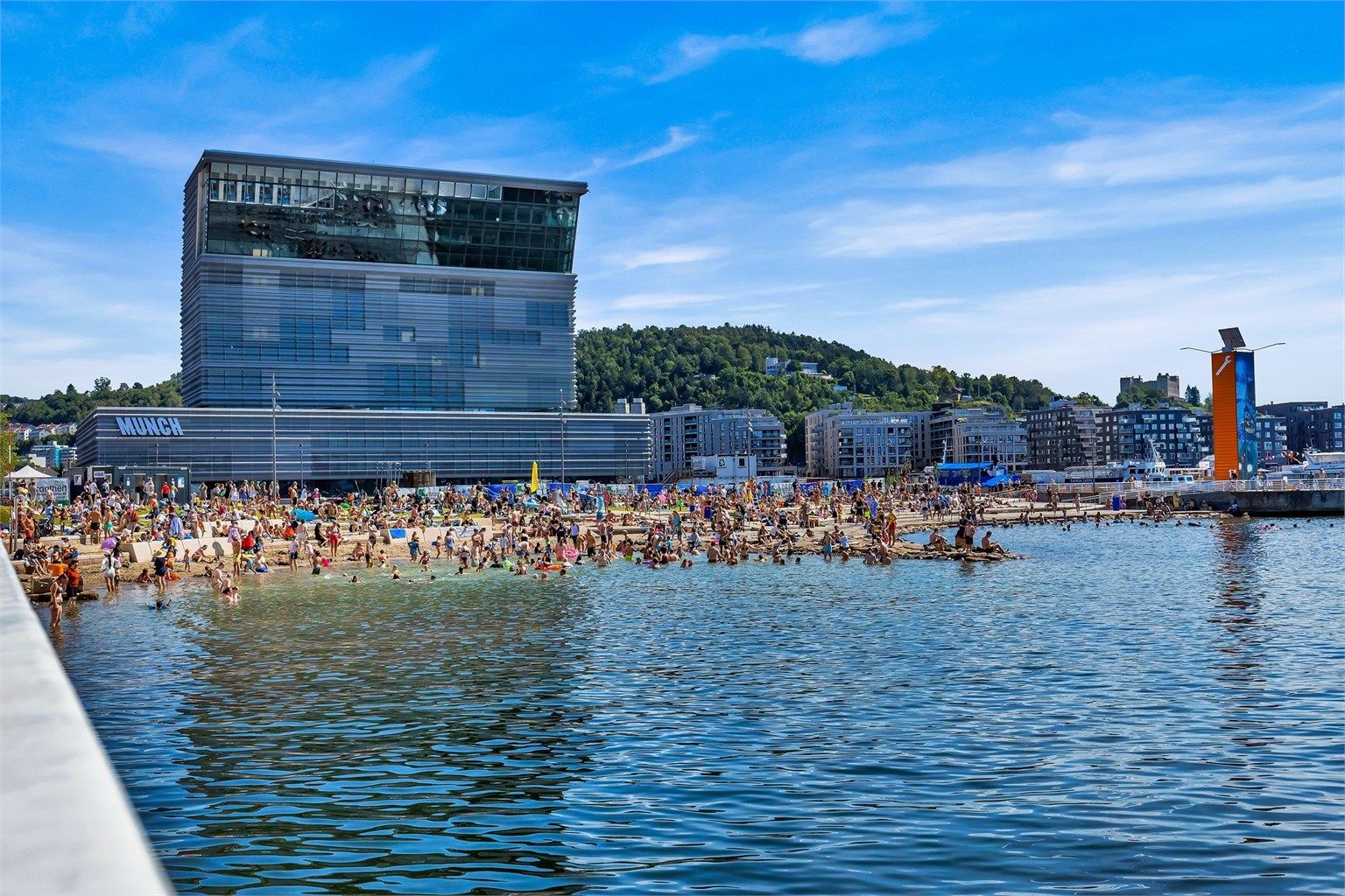 Du finner Operaen, Bjørvika (Barcode) og Sørenga i nærheten.