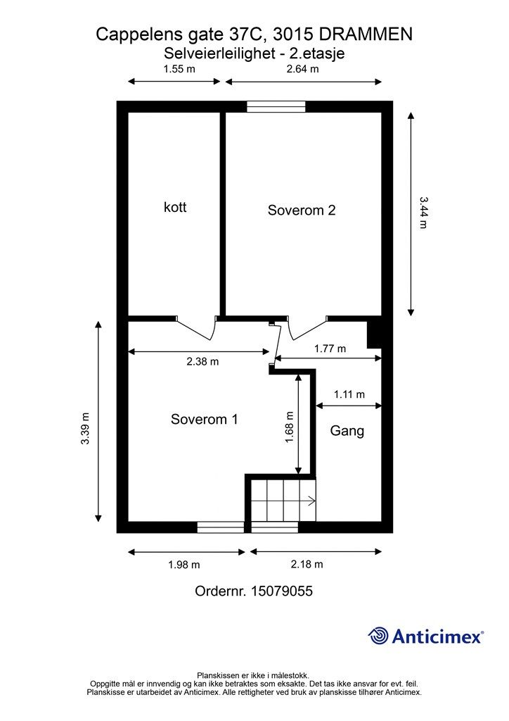 Plantegning - 2. etasje