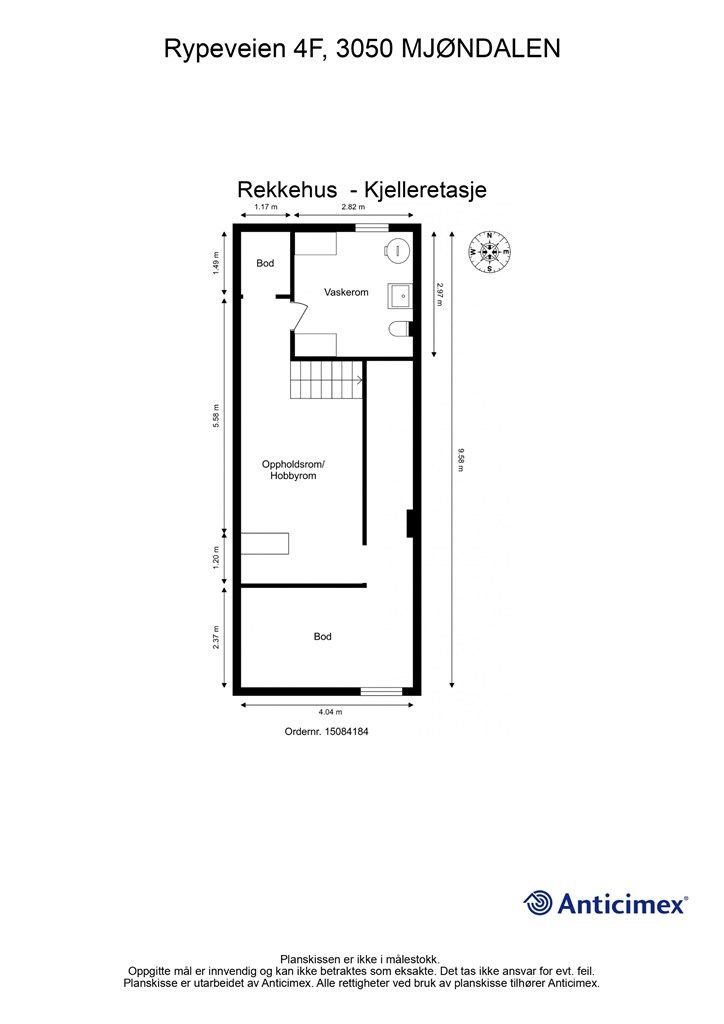Plantegning - Kjelleretasje