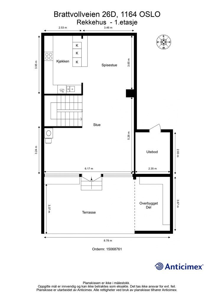 Plantegning 1. etasje