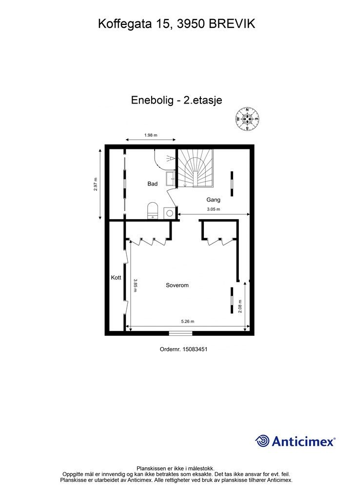 Plantegning 2. etasje