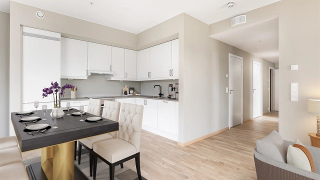 Leilighet B14 i Fridtjof Nansens gate 3A presenteres av Krogsveen.