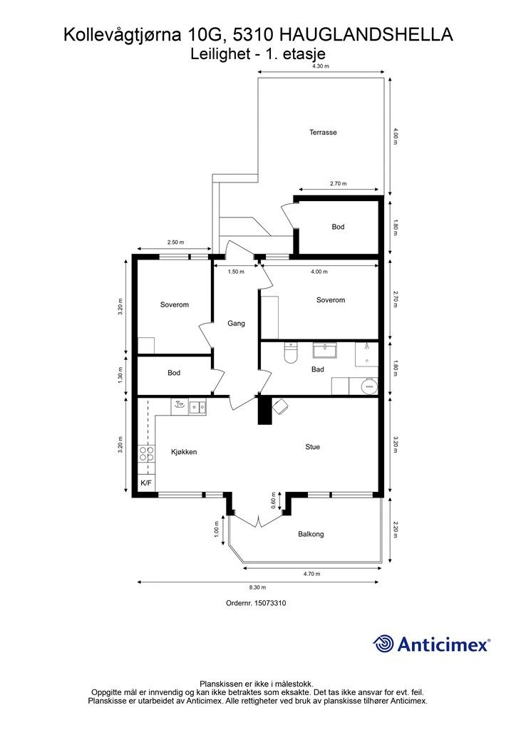 Plantegning 1. etasje