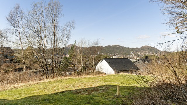 - Utsikt fra egen tomt -