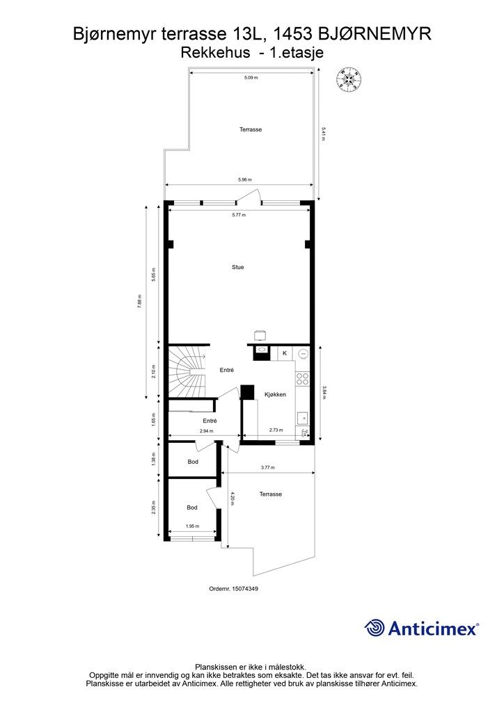 Plantegning 1. etasje
