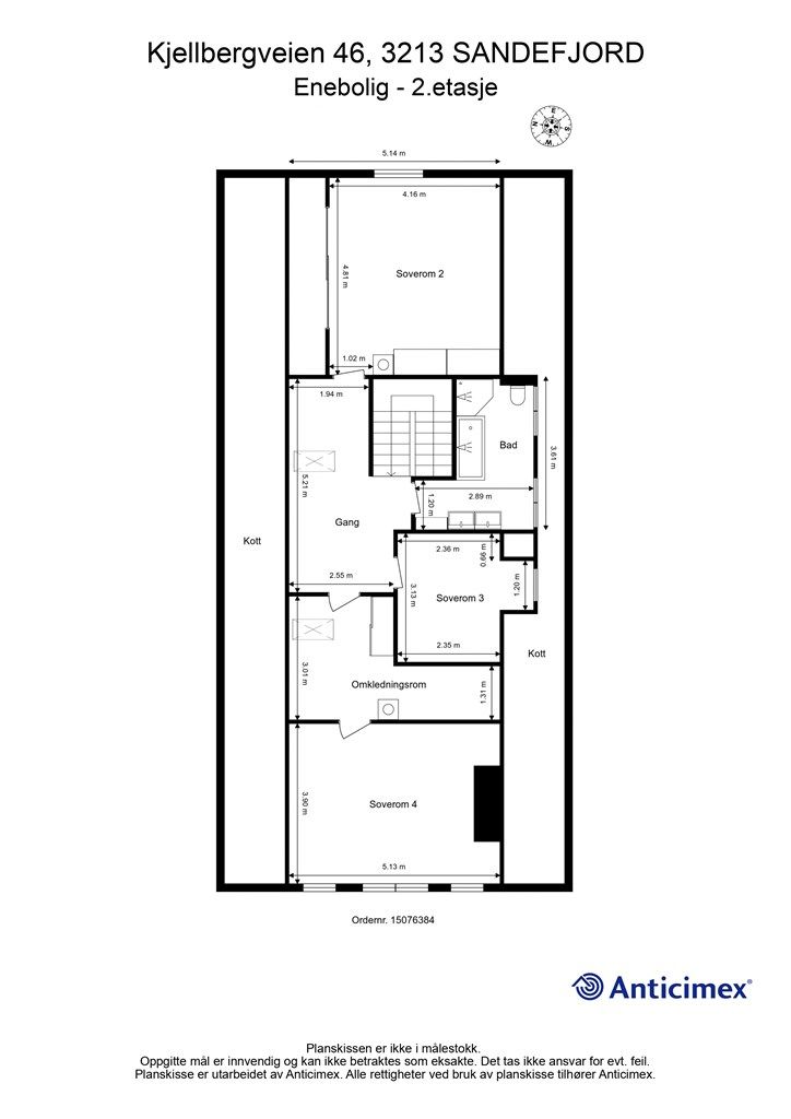 Plantegning 2.etasje