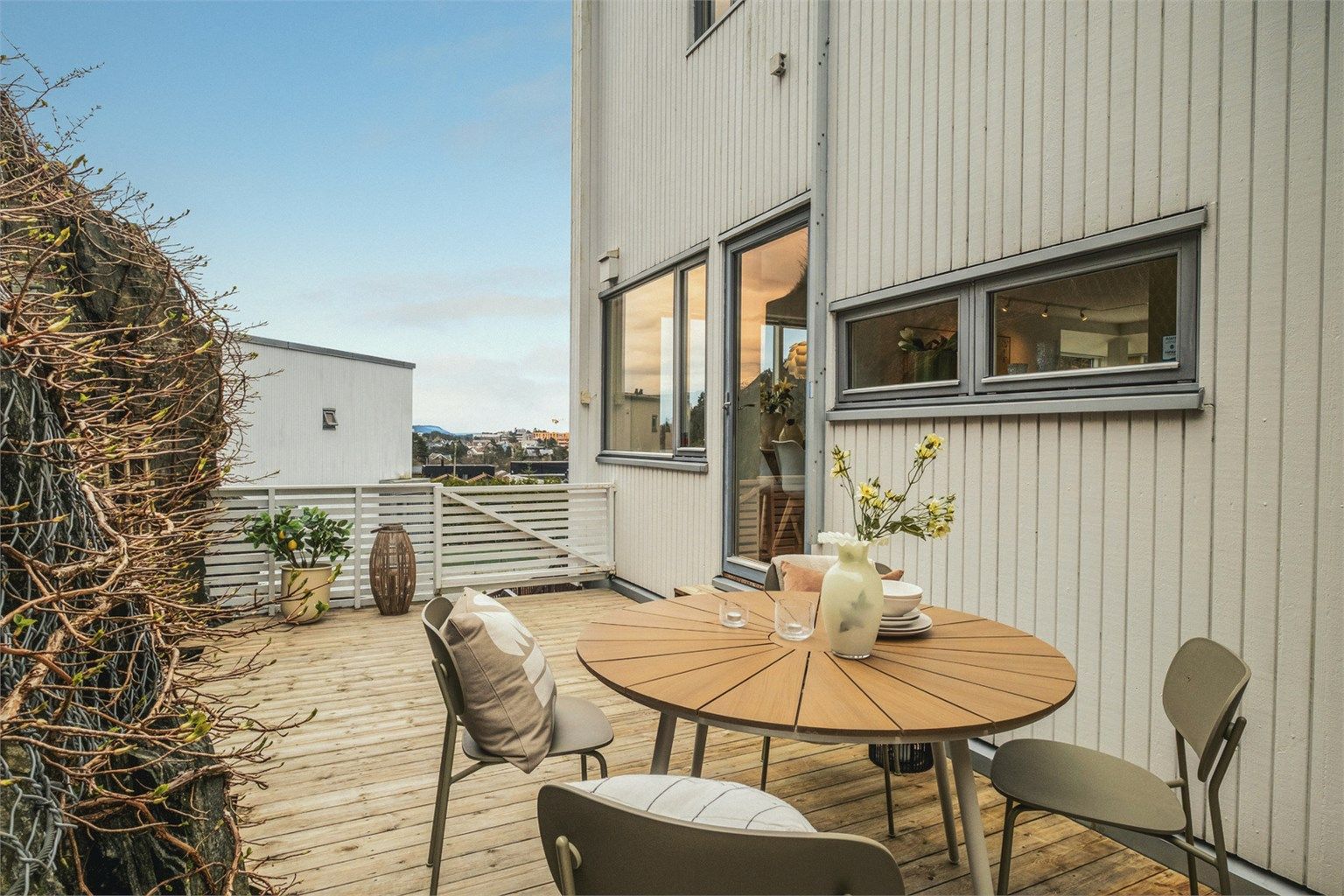 Perfekt sted å nyte morgenkaffe