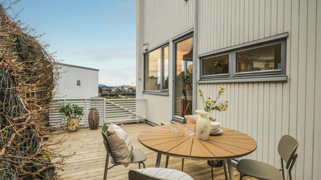 Perfekt sted å nyte morgenkaffe