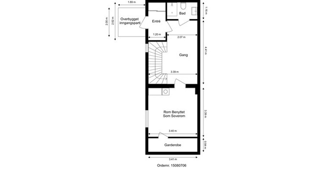 Veiledende skisse av underetasje.