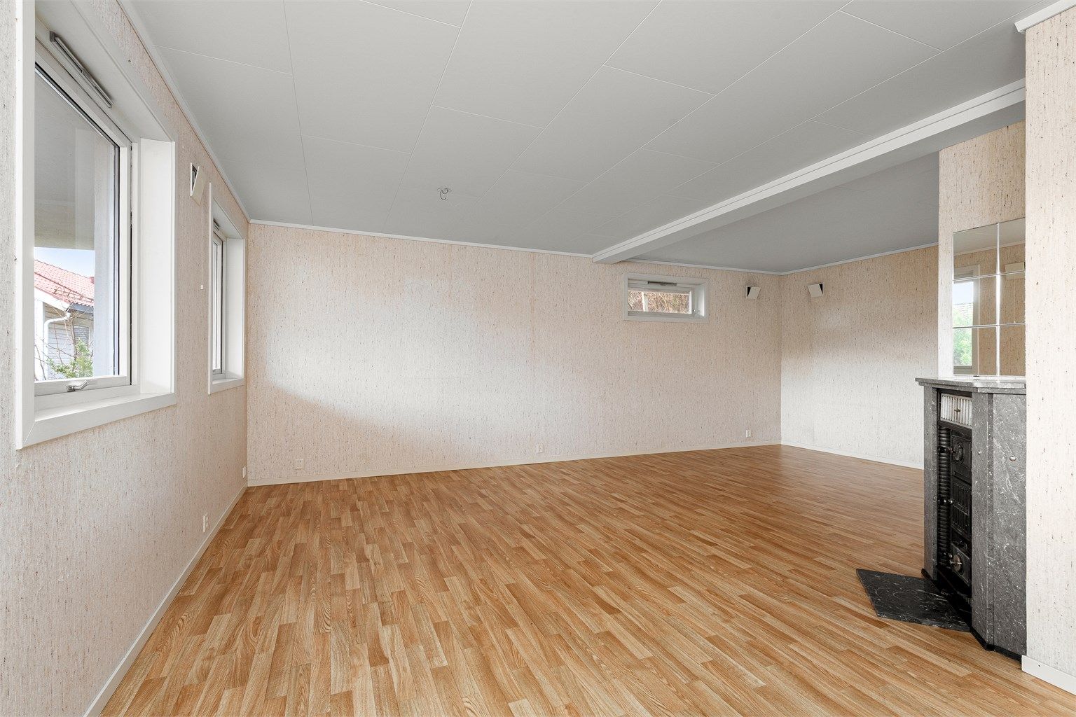 Hybelleiligheten har en arealeffektiv planløsning