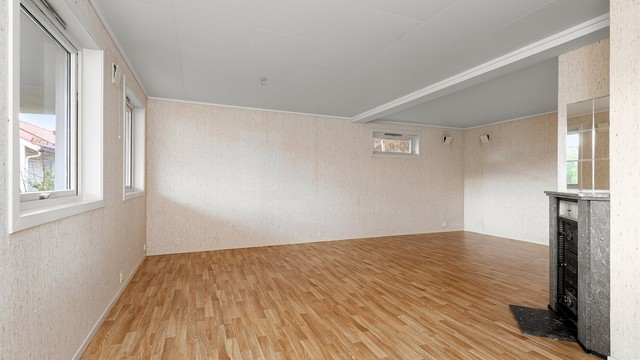 Hybelleiligheten har en arealeffektiv planløsning