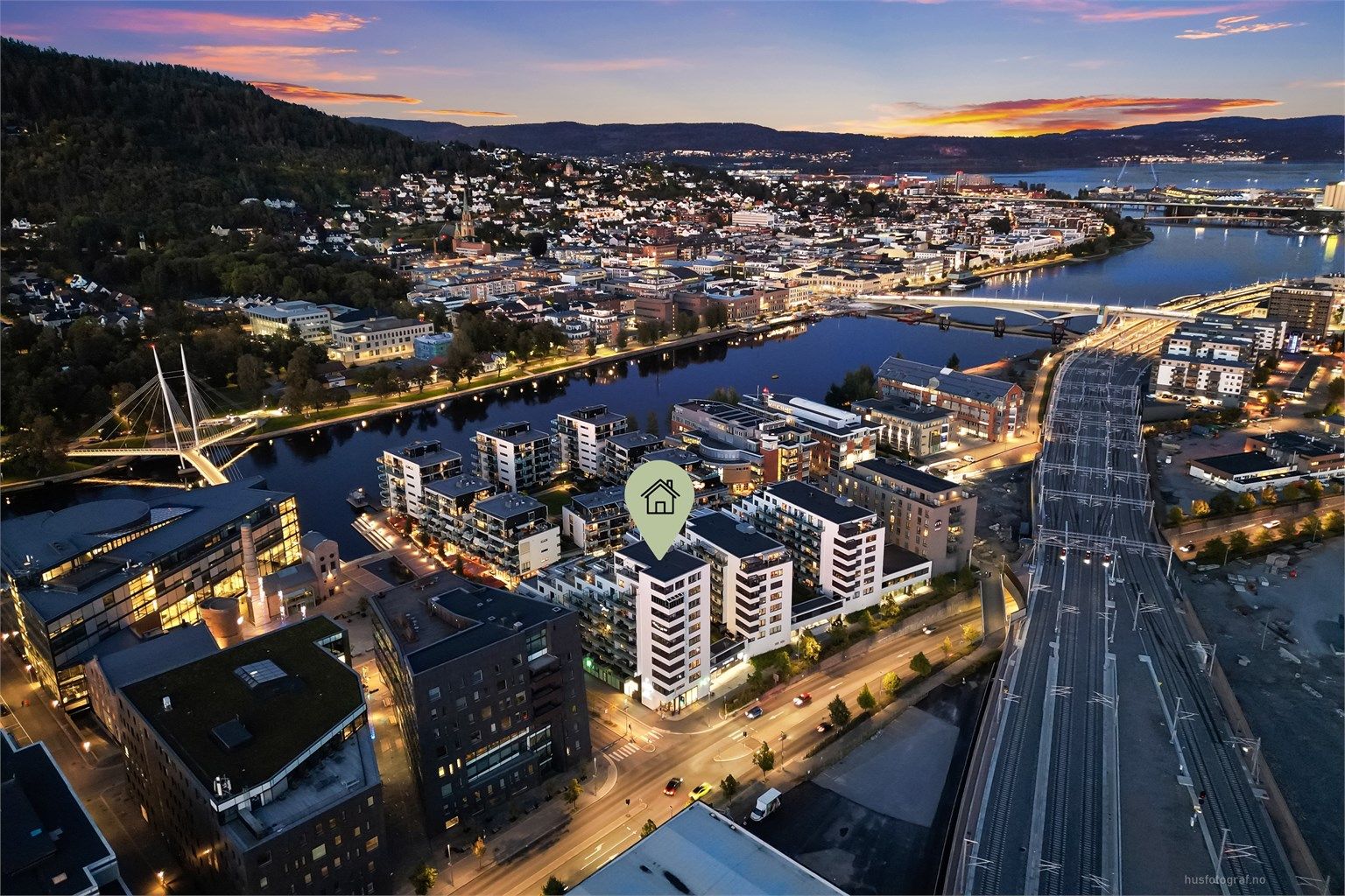 Meget attraktiv beliggenhet sentralt på Union, med kort gangavstand til Strømsø Torg.
Foto: Haiman Askari.