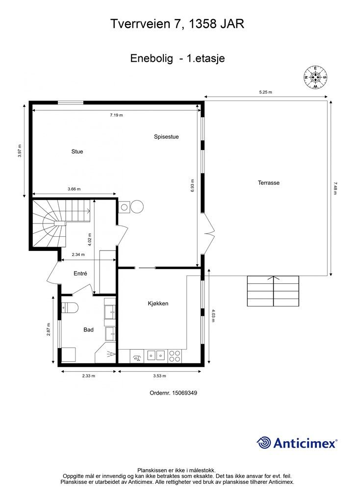 Plantegning - 1. etasje
