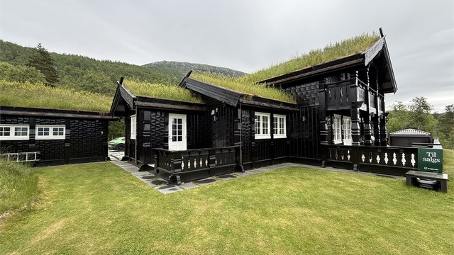 Fasade og hage