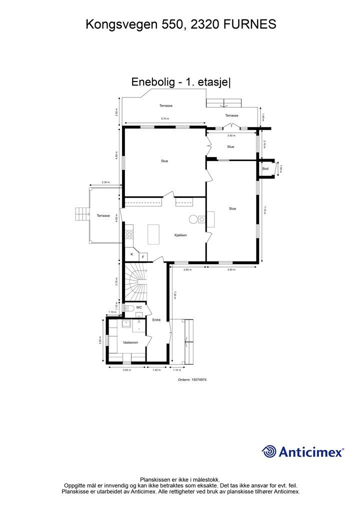 Plantegning 1. etasje