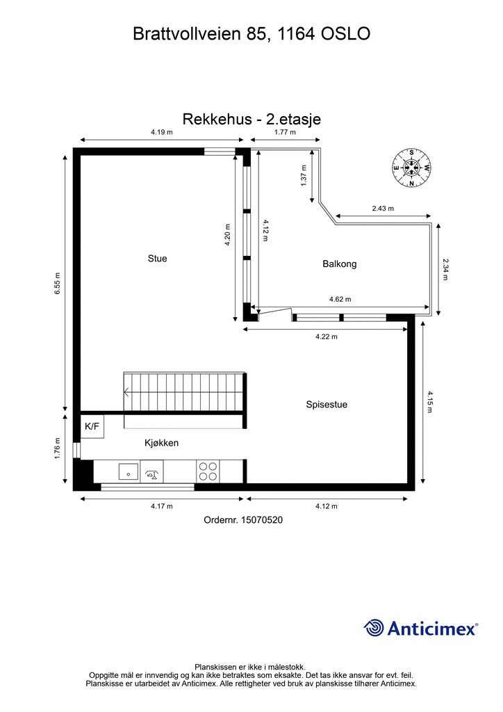 Plantegning - 2. etasje