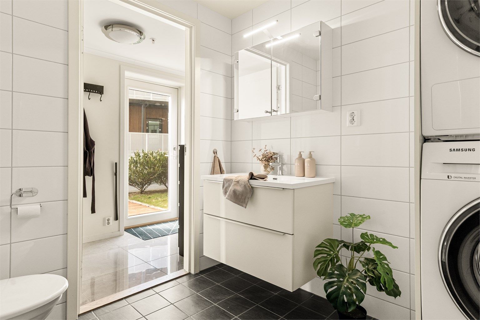 - Badet har en behagelig størrelse -