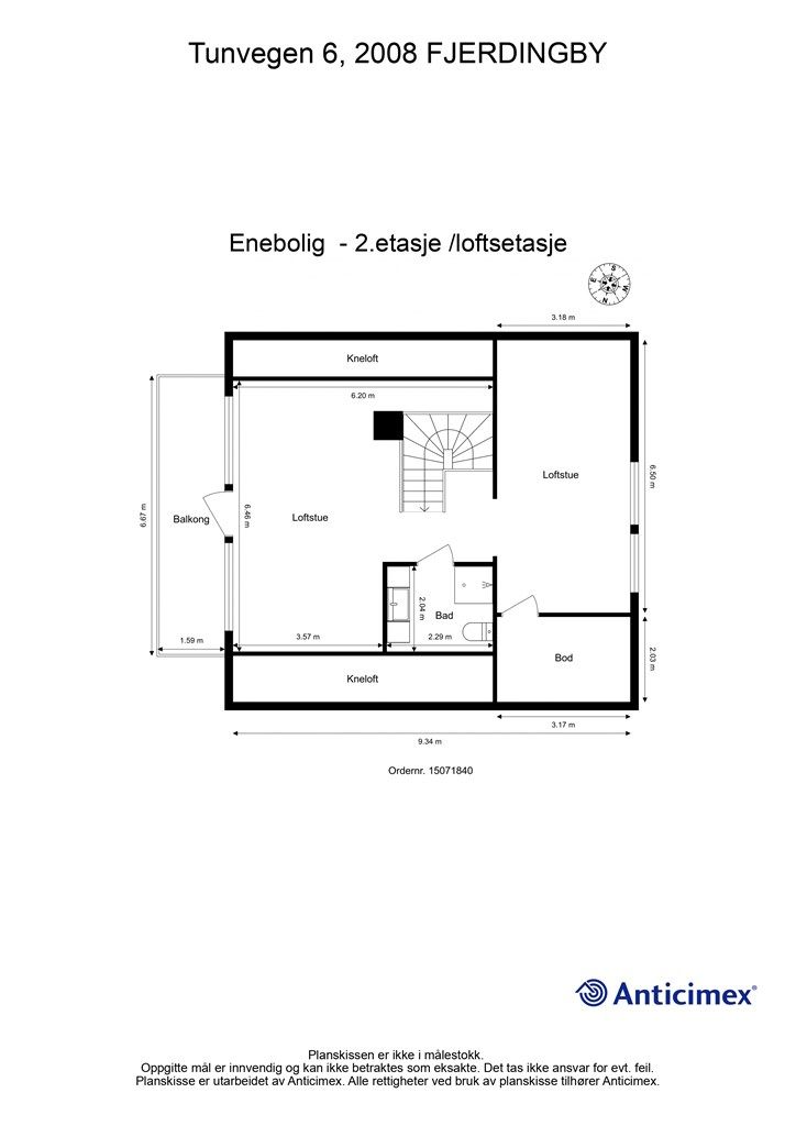 Plantegning-2.etasje loftsetasje