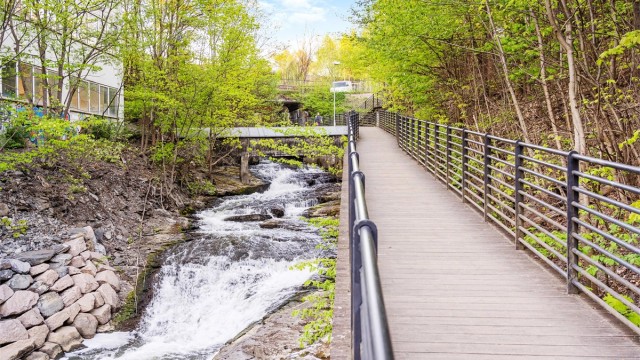 I tomtekanten lokker Svartdalsparken og Alnaelven med deilige turmuligheter og sti ned til Kværnerdalen.