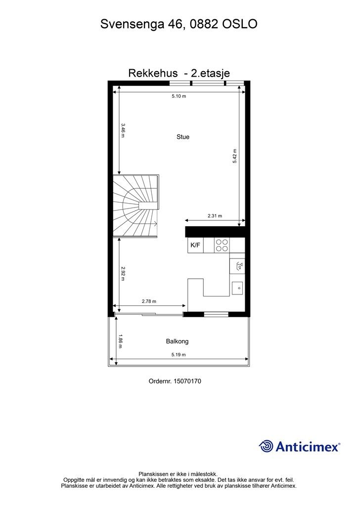 Plantegning - 2.etasje