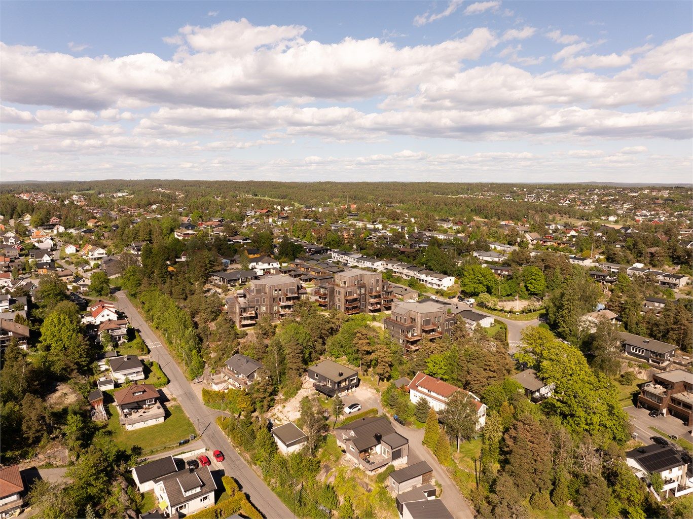 Med Pettersandlia som utgangspunkt er det like kort vei til Fredrikstadmarka som til sentrum.