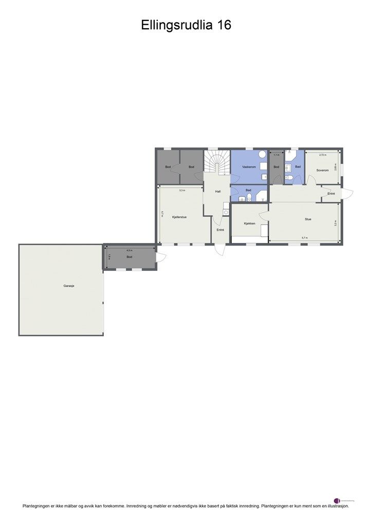 Plantegning underetasje