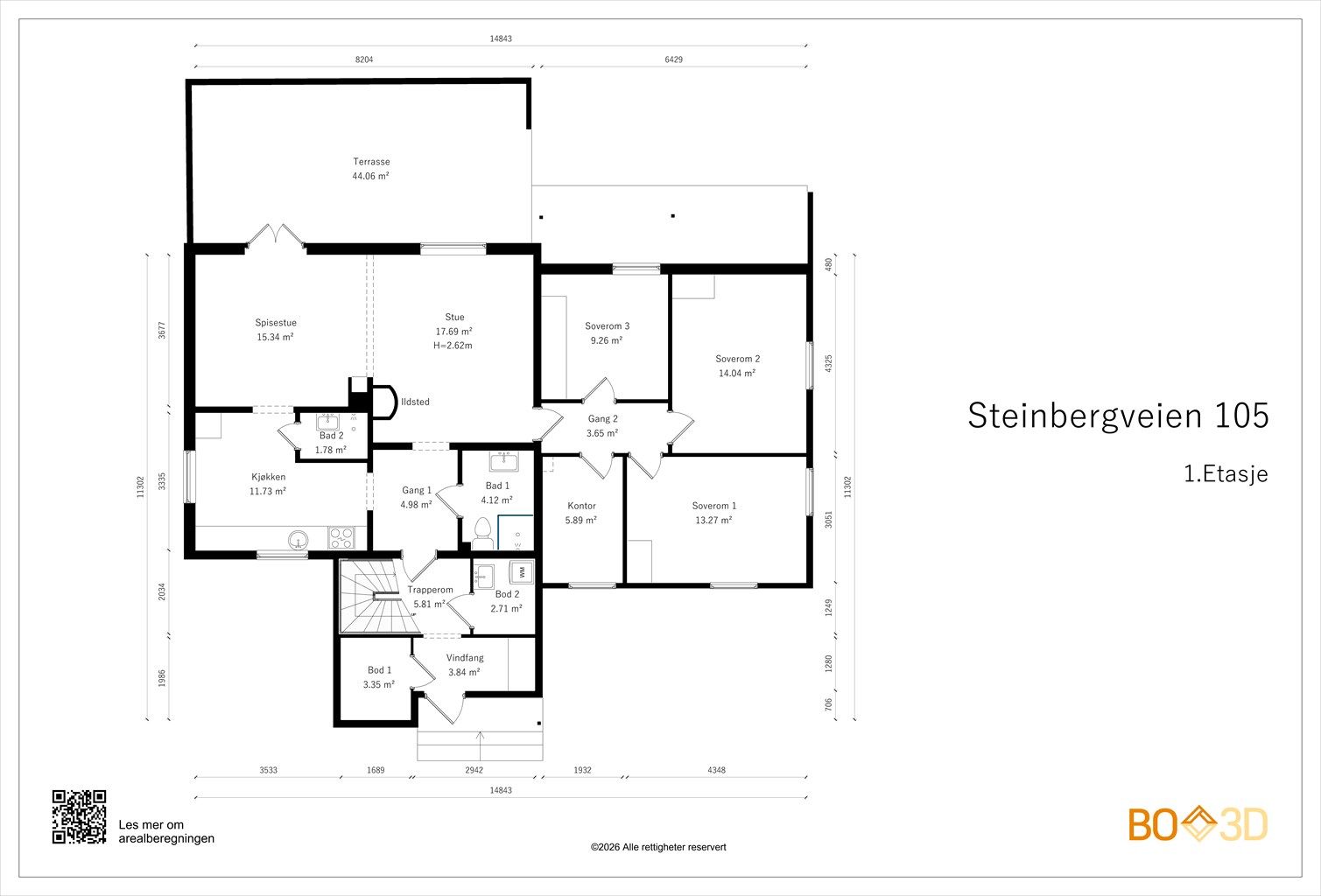 Plantegning 1. etasje