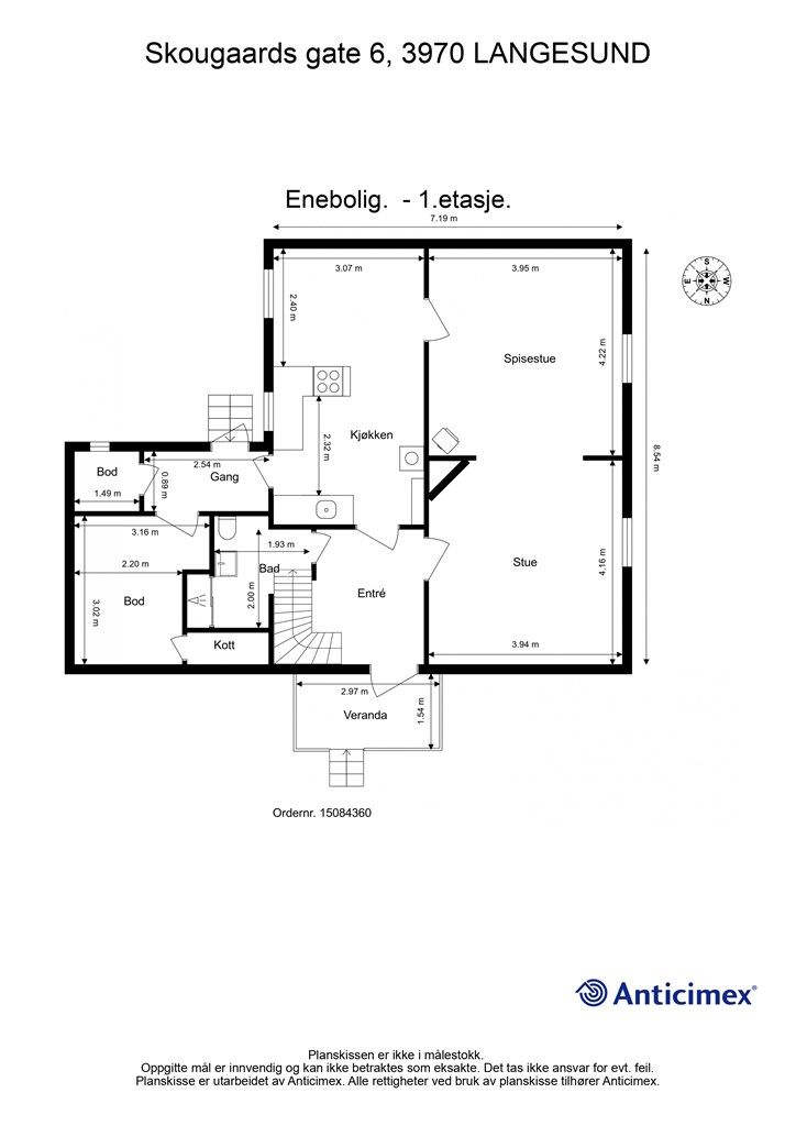 Plantegning 1. etasje